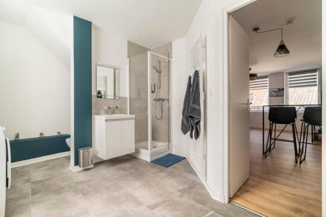 Apartamento Voyage En Duplex En Hyper Centre Valenciennes Exterior foto